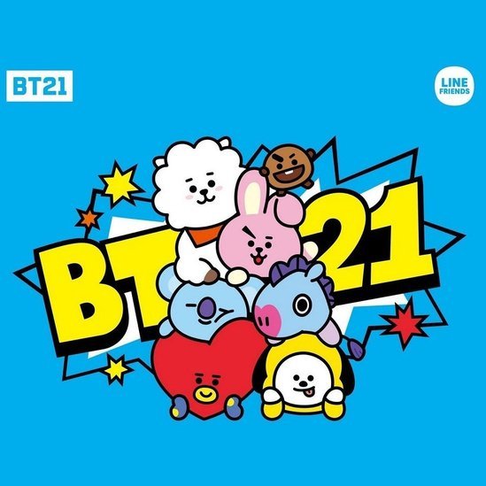 BTS x Line Friends = BT21 products by Korean Corner Canada in Toronto Markham Langham Square unit 2526 and Vanghan Promenade Mall 127A 