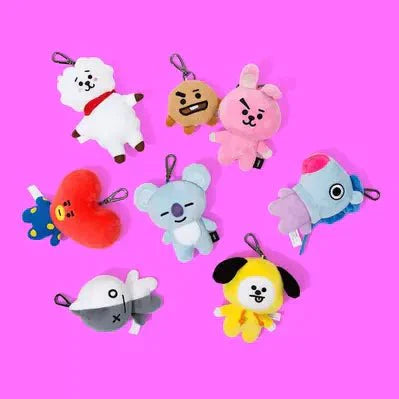 BT21 Koya, RJ, Shooky, Mang, Chimmy, TATA and Cooky Accessories collection - shop at Korean Corner Canada in Toronto
