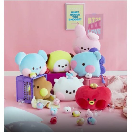 BT21 featuring characters Koya, RJ, Shooky, Mang, Chimmy, TATA and Cooky for the Home and living cozy style at Korean Corner Canada in Toronto