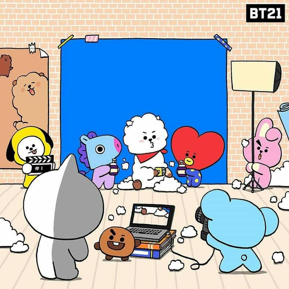 BT21 Stationery featuring characters Koya, RJ, Shooky, Mang, Chimmy, TATA and Cooky for the stationery in Toronto - Korean Corner Canada