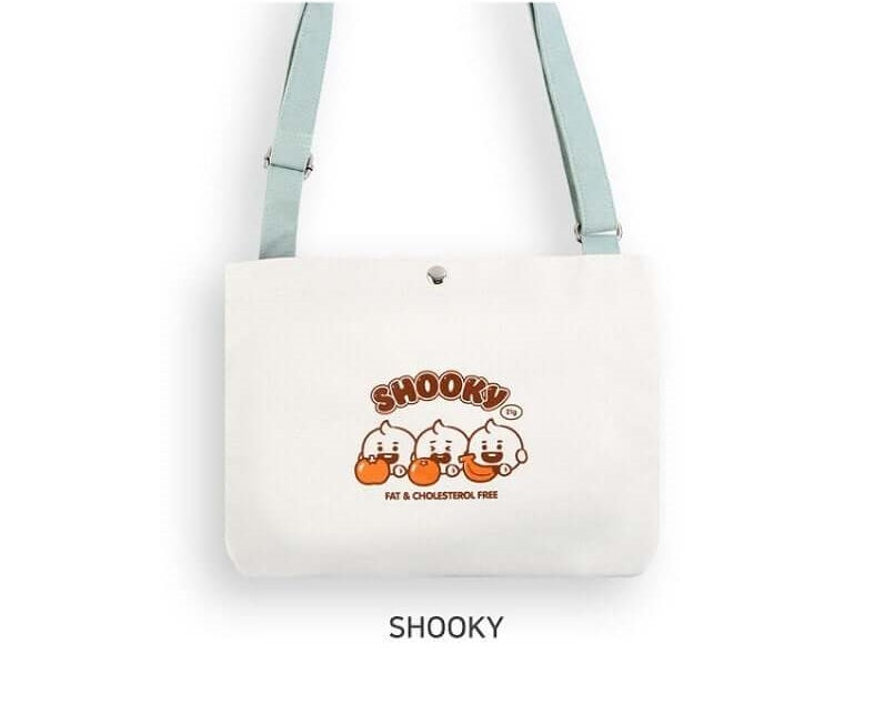 BT21 BABY Shooky Canvas Cross Bag (Jelly Candy)