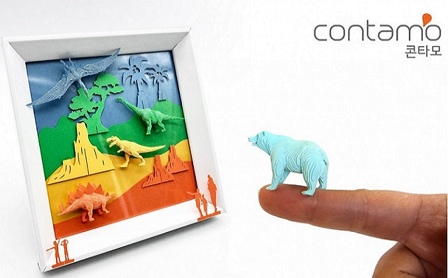 Korean Corner Canada Contamo 3D paper puzzle