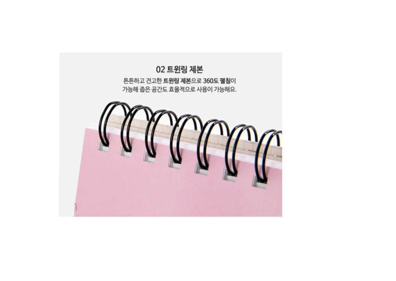 Kakao Friends cheer up D-Day 100days planner Pink color - Korean Corner