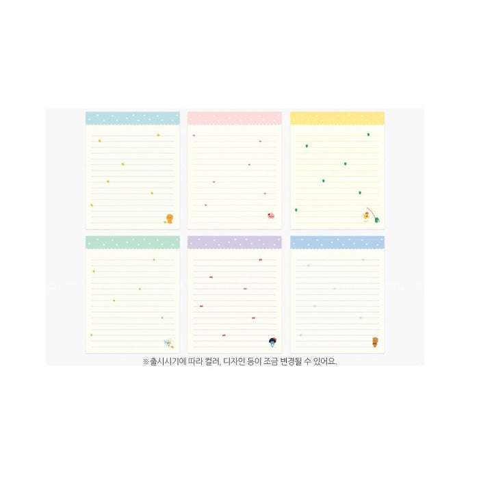 Kakao Little Friends Tube Letter set - Korean Corner
