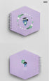 Kakao Friends Neo Hexagon shape sprial notebook - Korean Corner