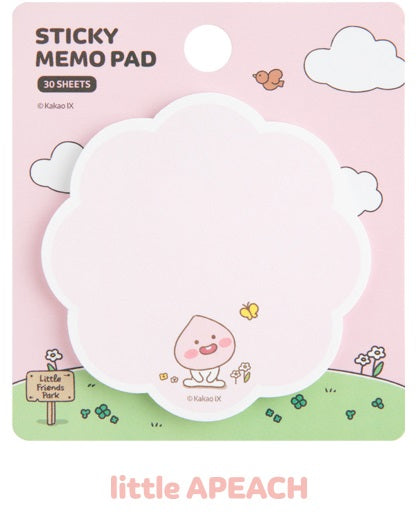Kakao Little Friends Apeach sticky memo pad - Korean Corner