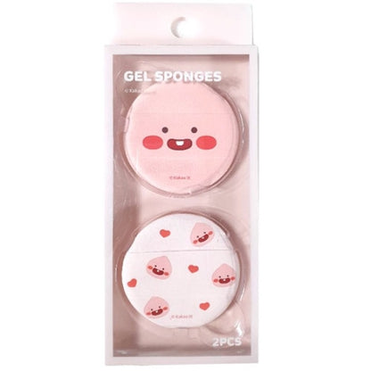 Kakao Little Friends Apeach gel sponge air puff(2p) - Korean Corner