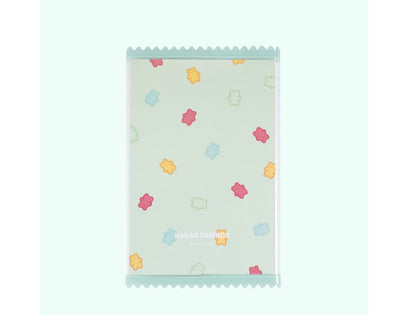 Kakao Little Friends sweet Apeach notebook with plastic cover - Korean Corner