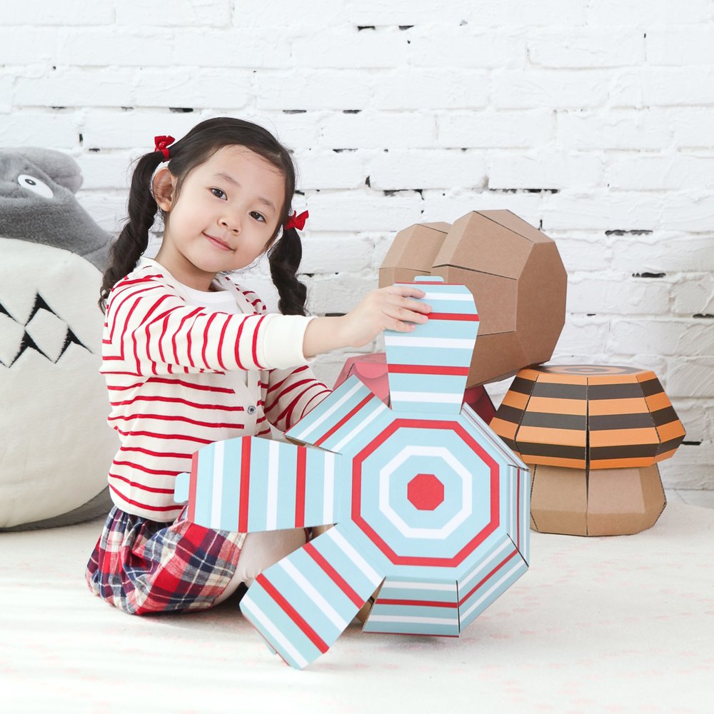Mushroom Stool - Sustainable and Innovative Kids Stool - Korean Corner Canada, shop online or buy from stores in Toronto at Vaughan Promenade Mall and Markham Langham Square