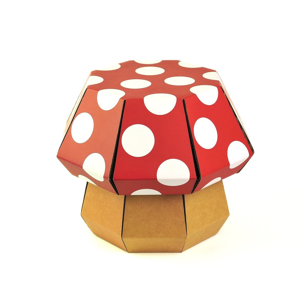 Mushroom Stool - Colorful, Sustainable, and Innovative Kids Stool