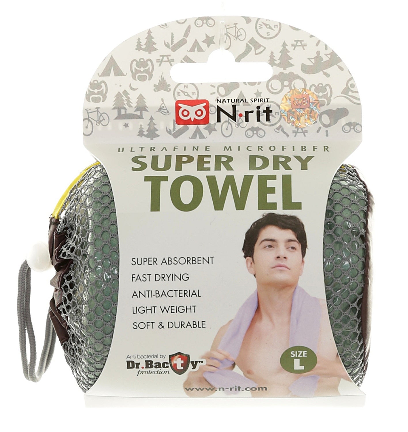 N. Rit 超級幹毛巾 L 號
