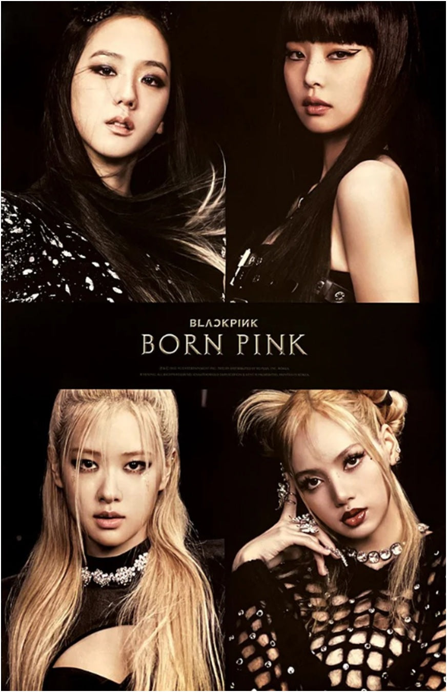 BLACKPINK Rolled Poster BORN PINK - Official Merchandise | KoreanCorner Canada Online