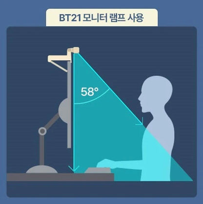BT21 Mang Baby My Little Buddy Monitor Lamp - Korean Corner