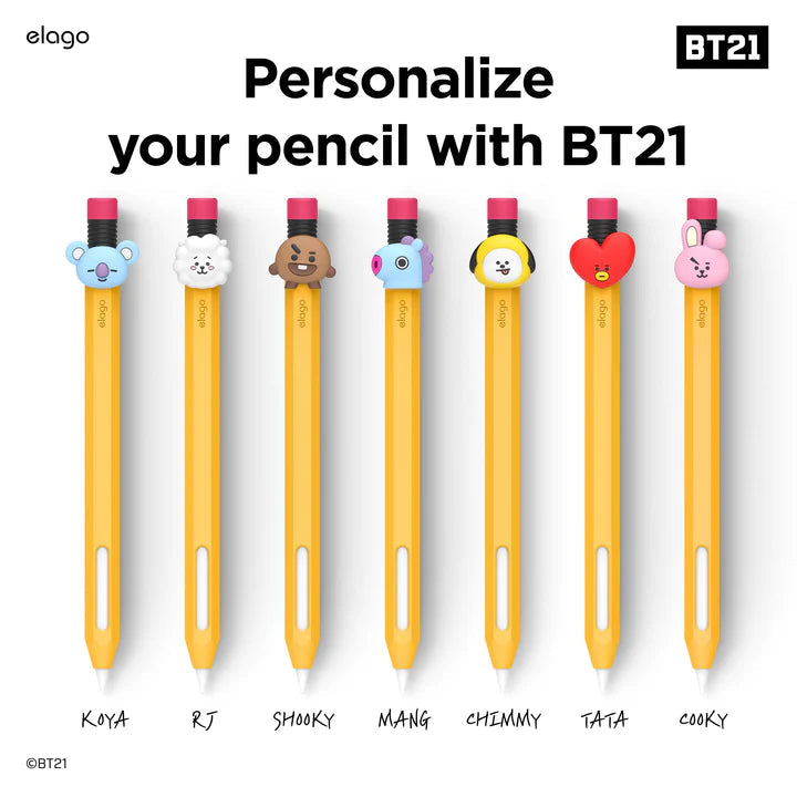 BT21 RJ Classic Apple Pencil Case 2nd Gen - Korean Corner Canada