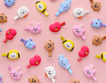 BT21 figure CHIMMY hair clip - Korean Corner