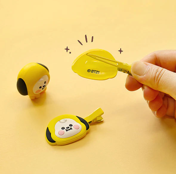 BT21 figure CHIMMY hair clip - Korean Corner