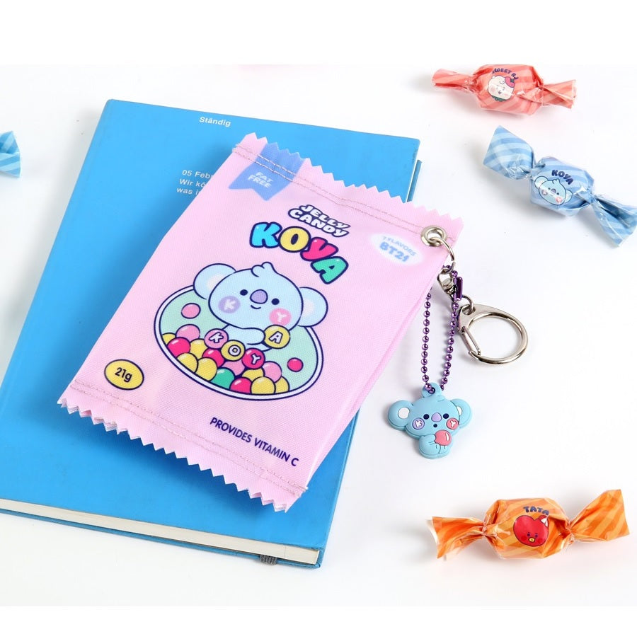 BT21 X Monopoly Collaboration - Koya Keyring Jelly Candy - Korean Corner