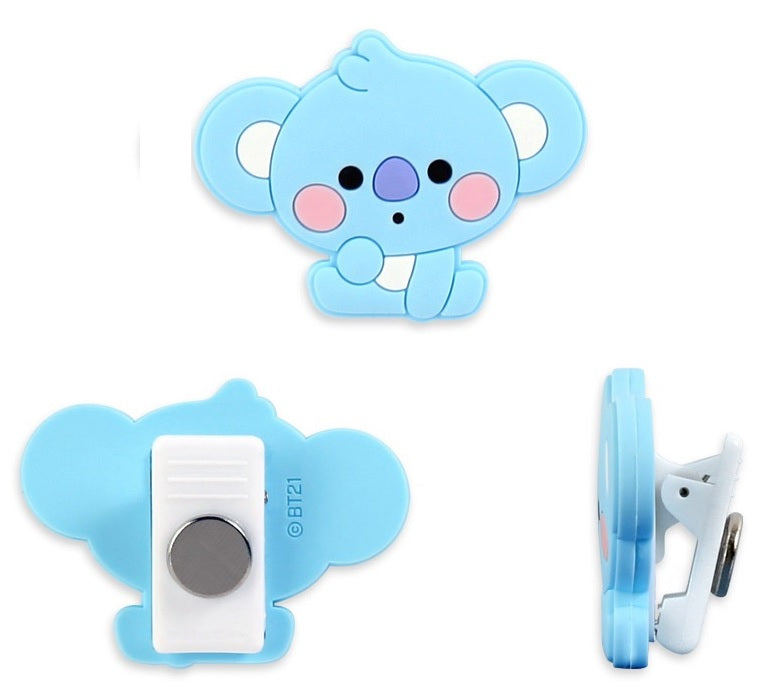 BT21 Mang baby magnetic clip set - Korean Corner Canada