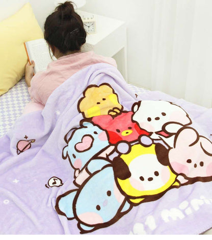 BT21 Minini Flannel Blanket - Korean Corner