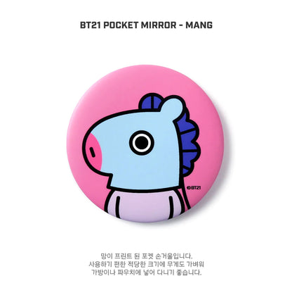 BT21 pocket mirror - Mang - Korean Corner