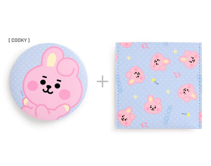 BT21 x Monopoly Collaboration - Baby Cooky Pouch Mirror - Korean Corner