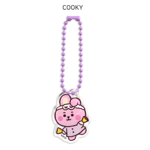 BT21 Baby Cooky Simple Keyring Party Theme - Korean Corner Canada