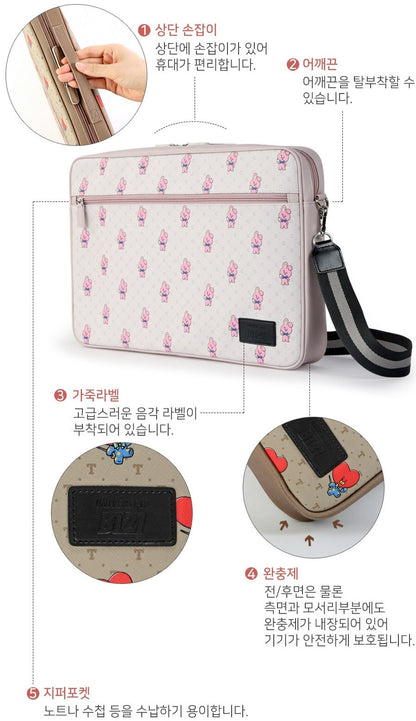 BT21 RJ Easy Carry 15&quot; Laptop case &amp; bag - Korean Corner
