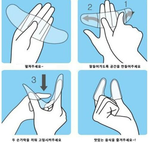Disposable Mini Sanitary Glove Finger Nap - Korean Corner Canada