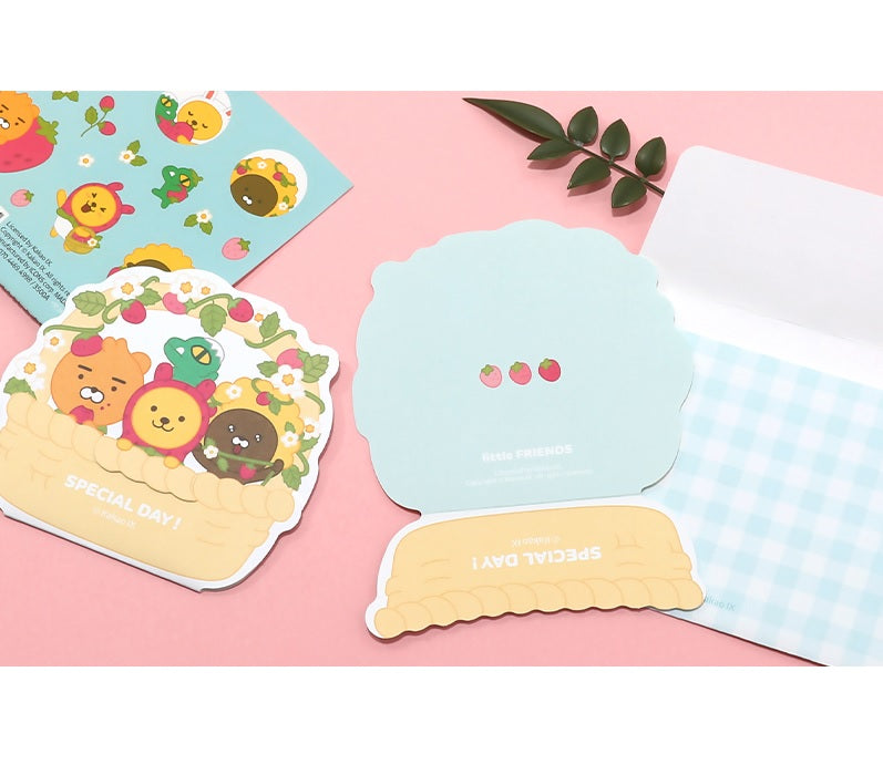 Kakao Friends mini card set(blue color) - Korean Corner