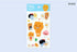 Kakao Little Friends Ryan glitter epoxy sticker - Korean Corner