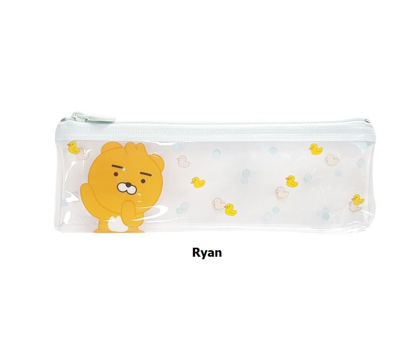 Kakao Little Friends Ryan transparent pencil case - Korean Corner