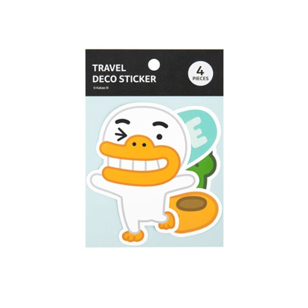 Kakao Little Friends Tube travel deco stickers - Korean Corner