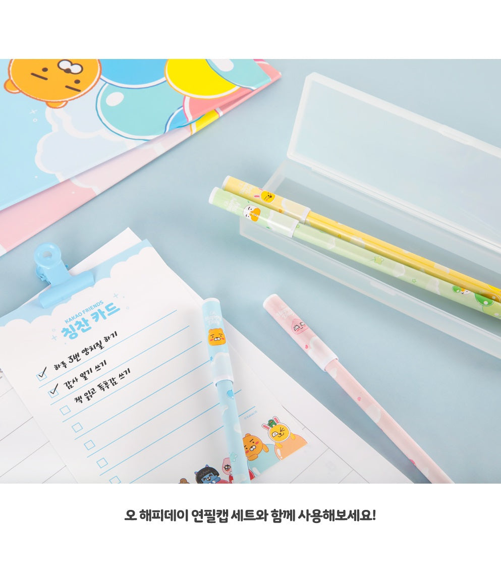 Kakao Friends Apeach and Tube 12p pencil set - Korean Corner