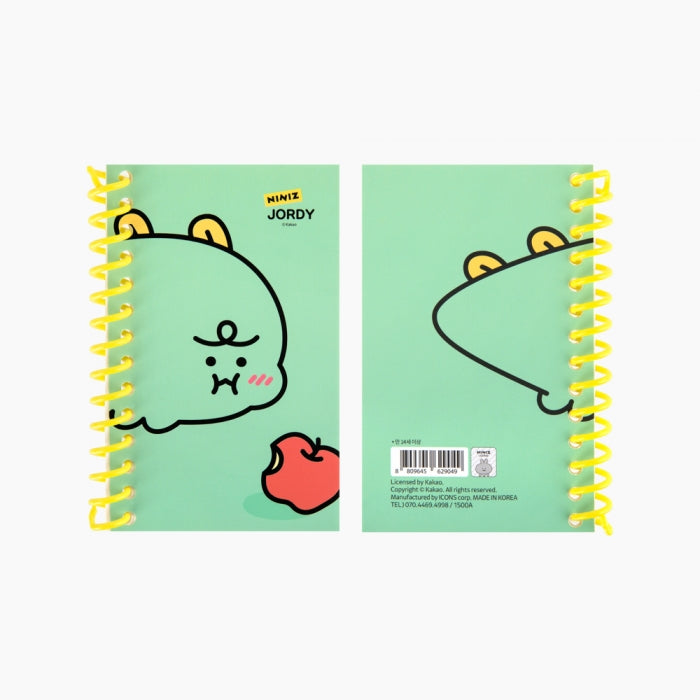 Kakao Friends Jordy mini spiral notebook - Korean Corner