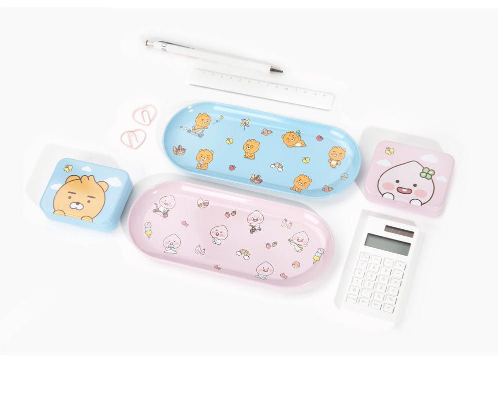 Kakao Little Friends Apeach Tin Tray - Korean Corner