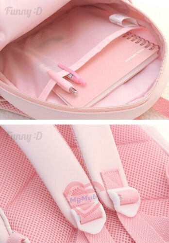 Korean hotsell backpack pink