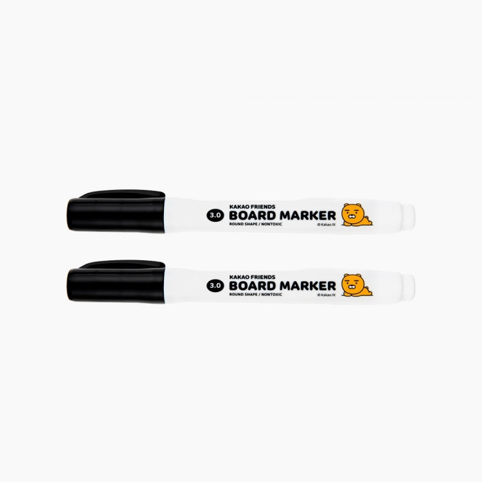 Kako Friends Board 2P Black marker pens - Korean Corner