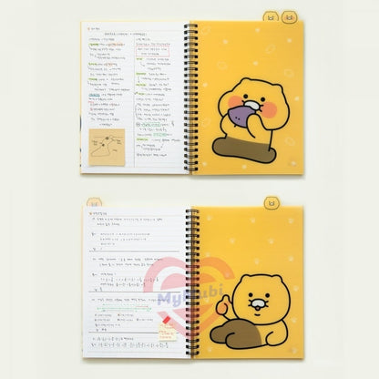 Kakao Friends Choonsik hard cover index notebook - Korean Corner