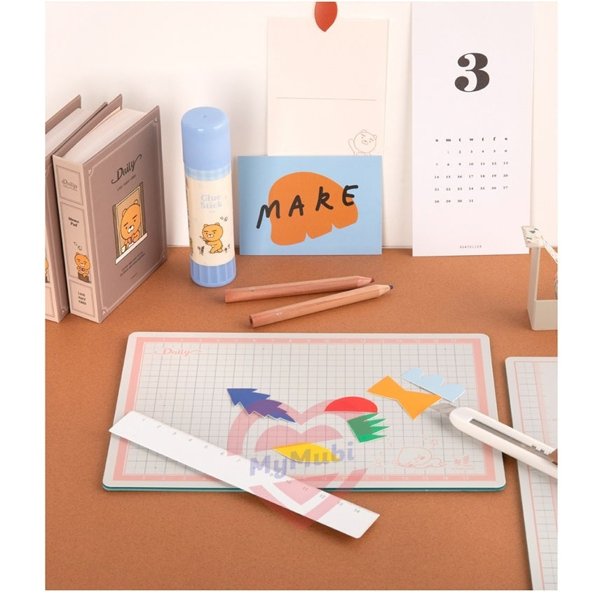 Kakao Little Friends Apeach daily cutter mat (small) - Korean Corner