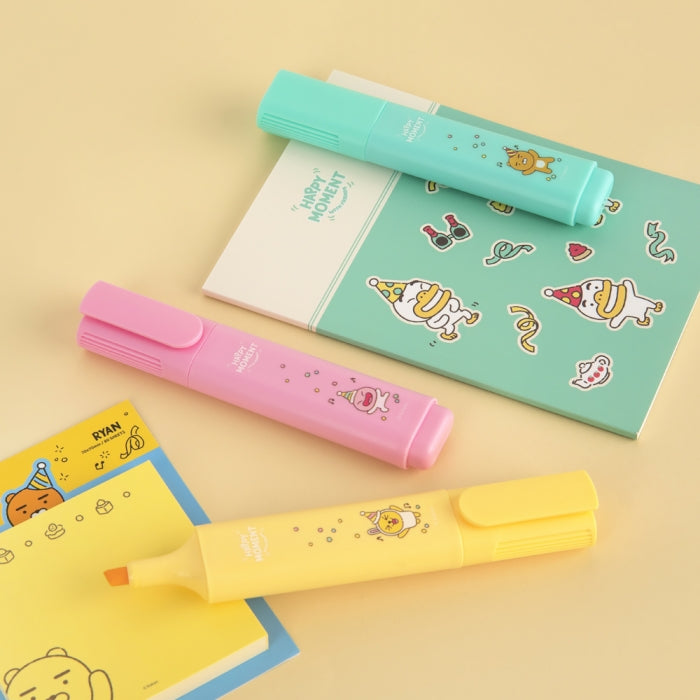 Kakao Friends highlight pen (set of 3) - Korean Corner