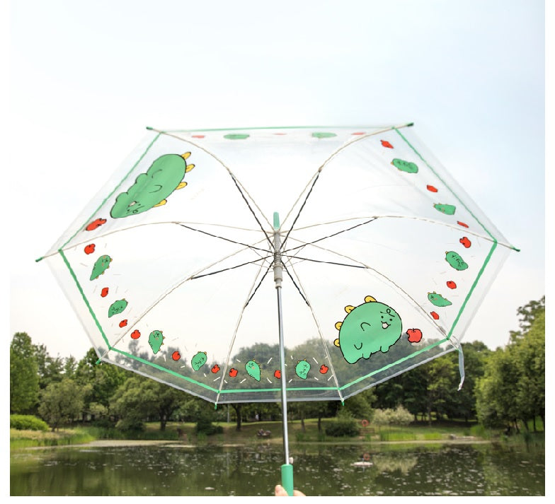 Kakao Little Friends Jordy transparent long umbrella - Korean Corner