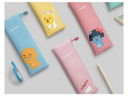 Kakao Little Friends Ryan mini flat pen case - Korean Corner