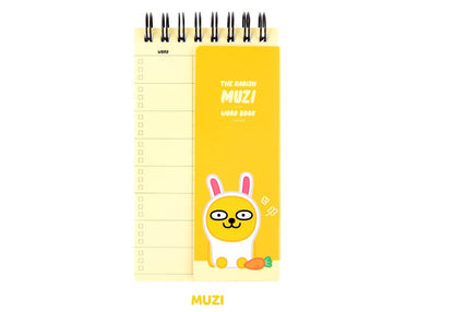 Kakao Friends Muzi sangcheol spiral vocabulary notebook - Korean Corner