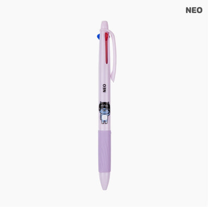 Kakao Friends Neo 3-color ball pen 0.7mm - Korean Corner
