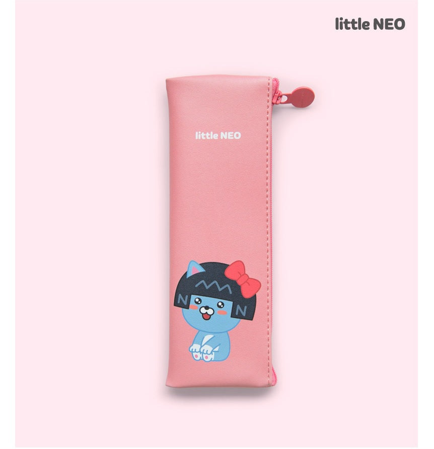 Kakao Little Friends Neo mini flat pen case - Korean Corner