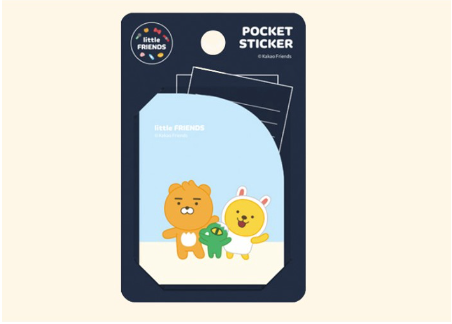 Kakao Friends Pocket sticker - Korean Corner
