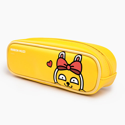 Kakao Friends ribbonn Muzi piping pen &amp; pencil case - Korean Corner
