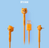 Kakao Friends Ryan L-shaped 8pnis data & charge cable - Korean Corner