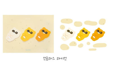 Kakao Friends sunglasses Ryan April Shower postcard sticker - Korean Corner